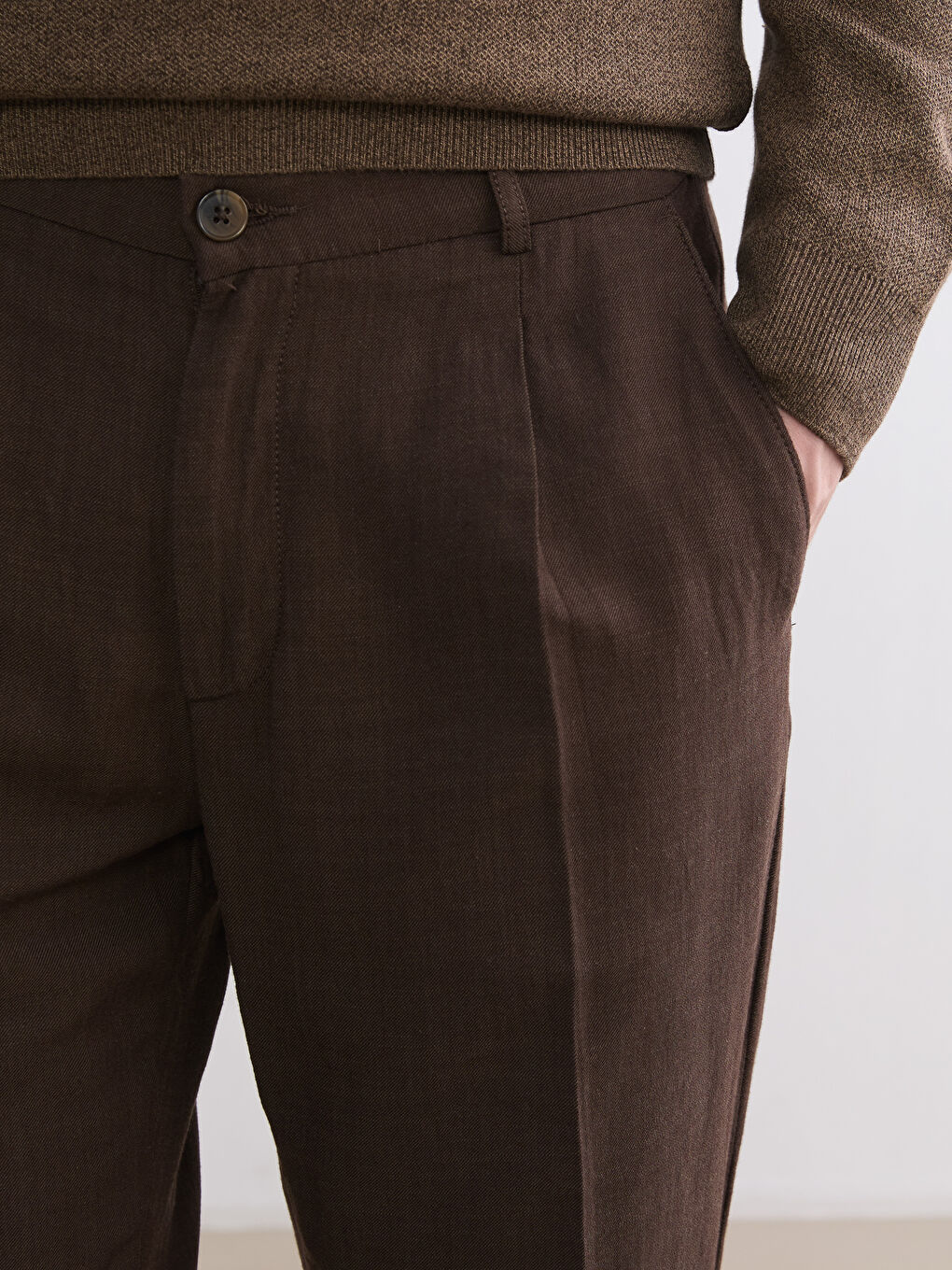 Pantaloni Regular Fit Aspect de In pentru Bărbați-4