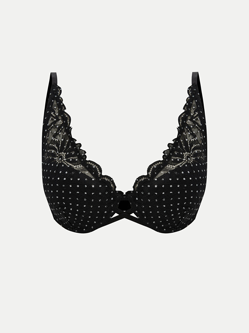 Žični brushalter bez postave od čipke za majice