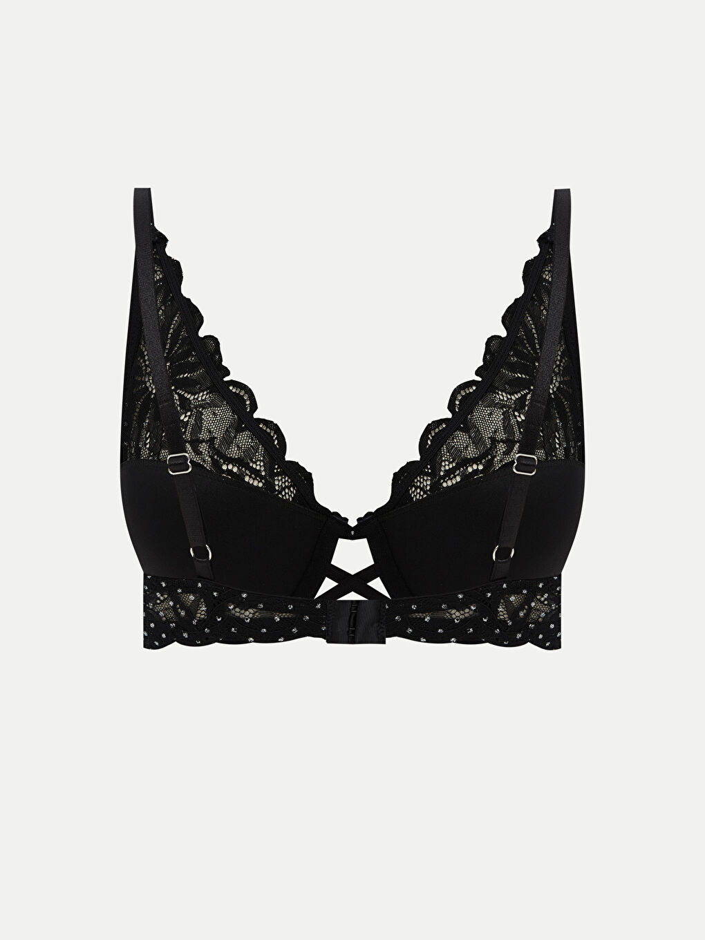 Žični brushalter bez postave od čipke za majice-1