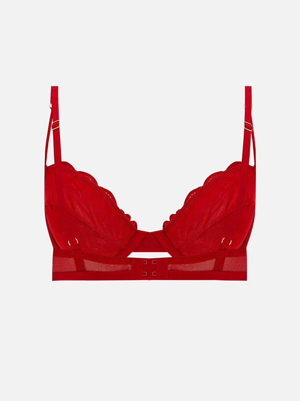 Žični Brushalter Bez Postave od Čipke-1