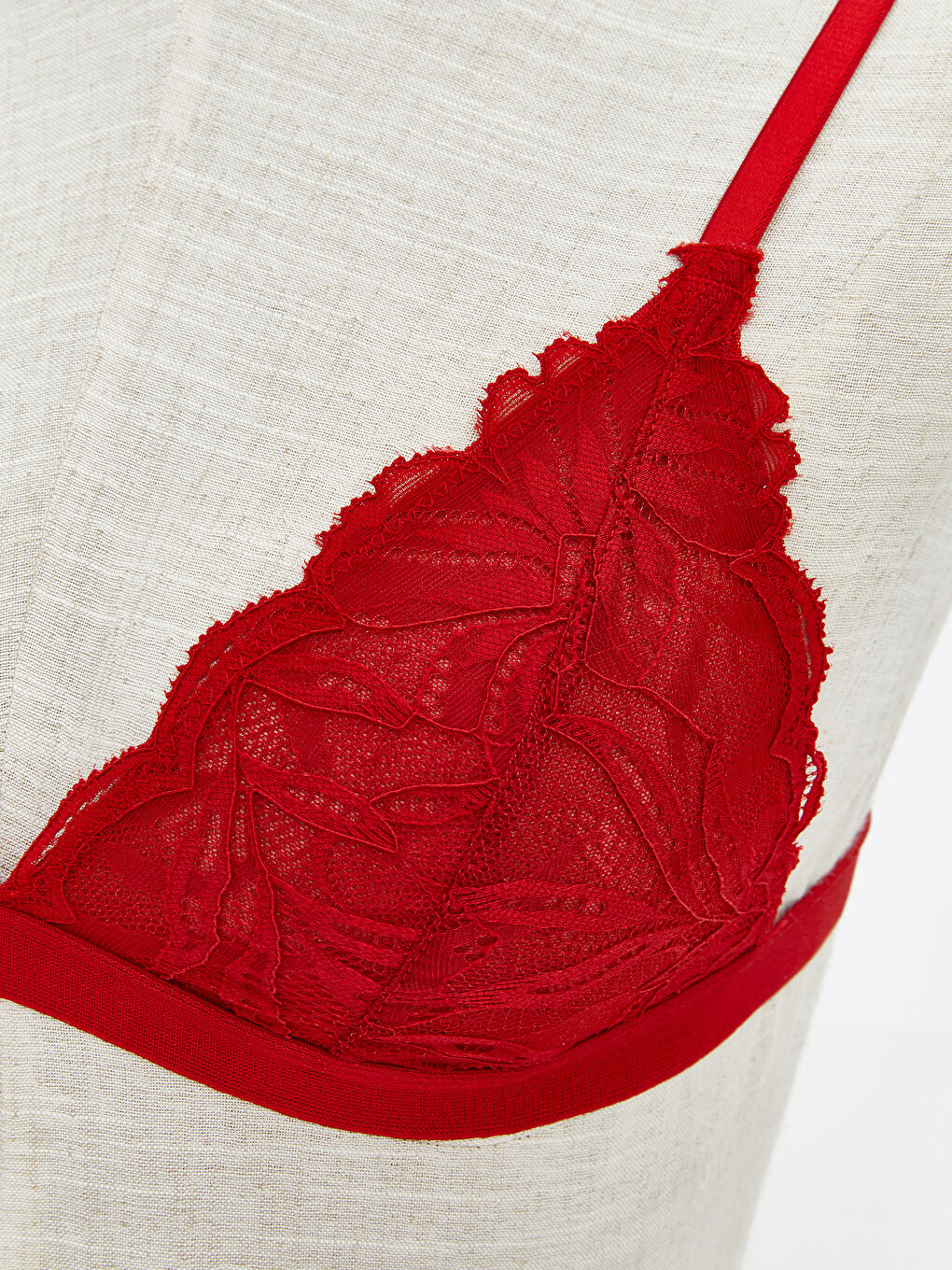 Bežični Bez Postave Čipkani Majica Grudnjak-2