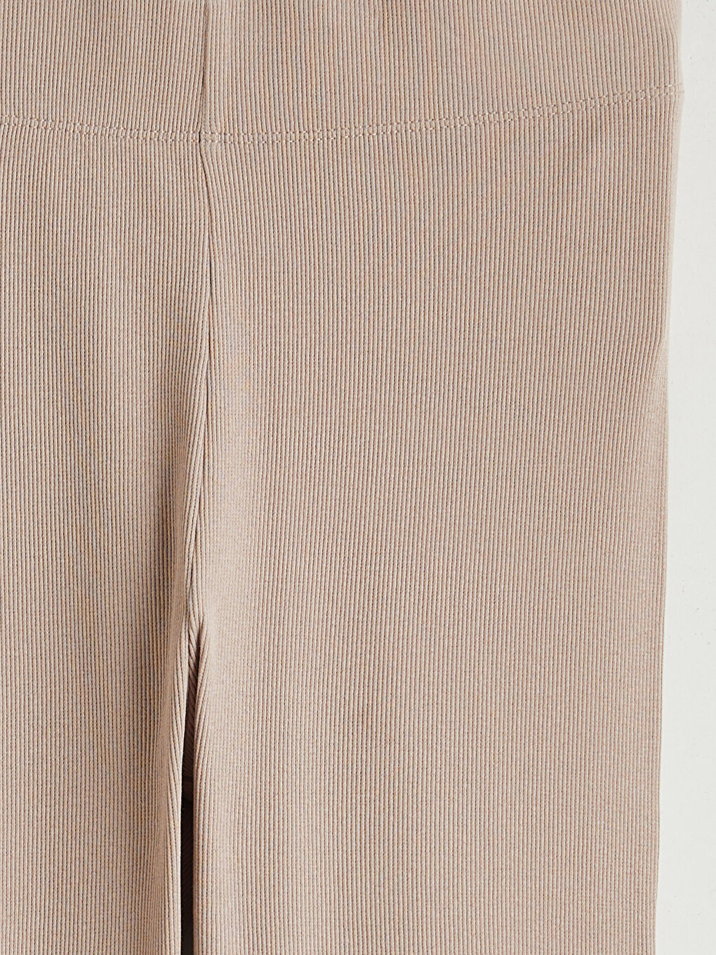 მაღალი წელის, ჭრილიანი დაბოლოებით, რიბირებული ქალის ლეგინსები-5