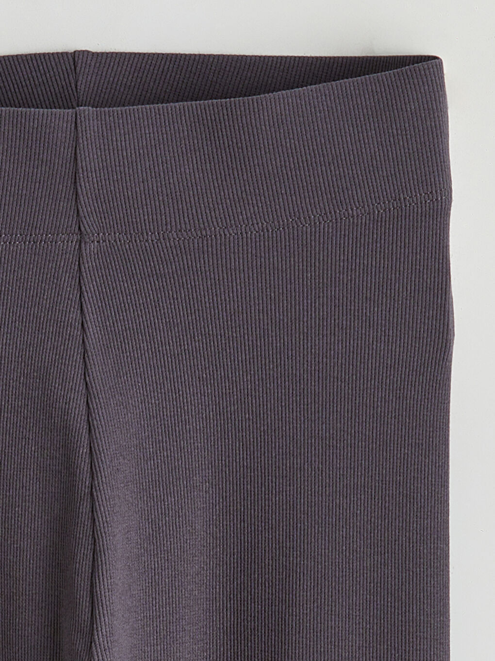 High Waist Ribbed Women's Leggings-5