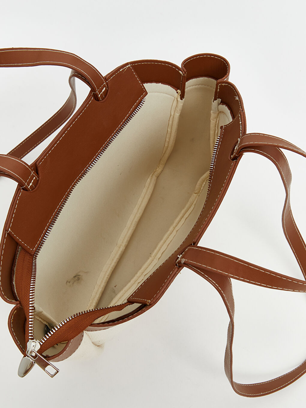 Ekru Omuz Askılı Kadın Çanta-3