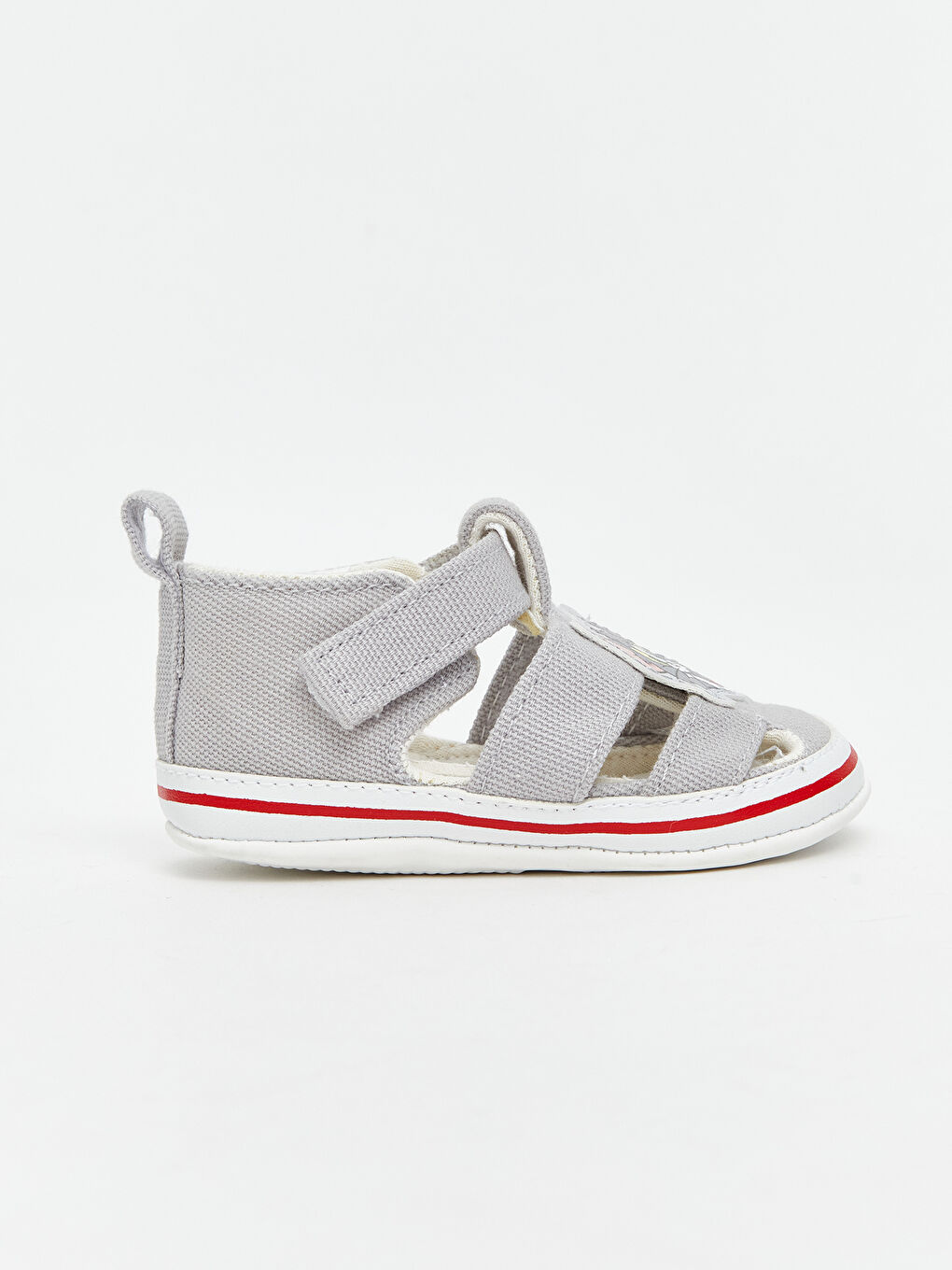 Gri Tom ve Jerry Nakışlı Erkek Bebek Sandalet-1