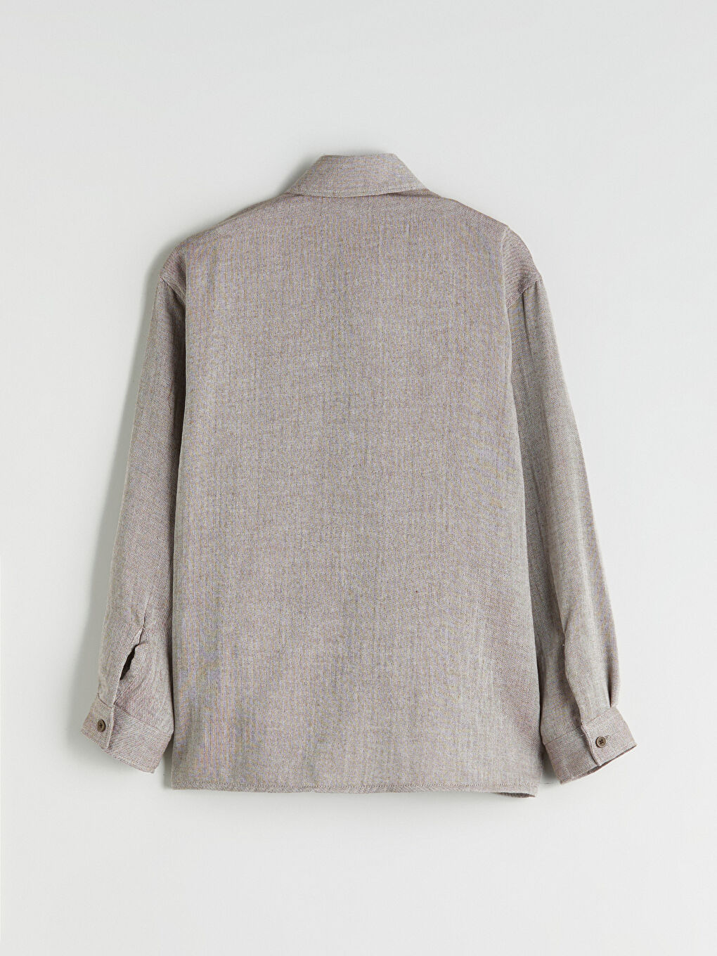 Kahverengi Uzun Kollu Erkek Çocuk Gömlek-2