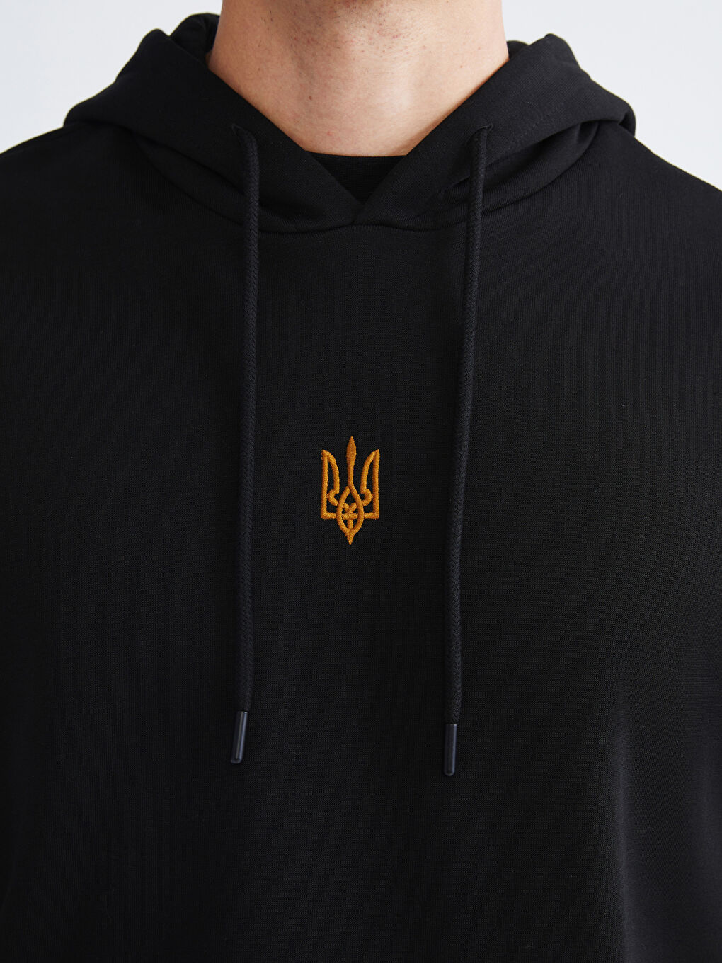 Худі Чоловіче З Вишивкою І Довгим Рукавом З Капюшоном-2