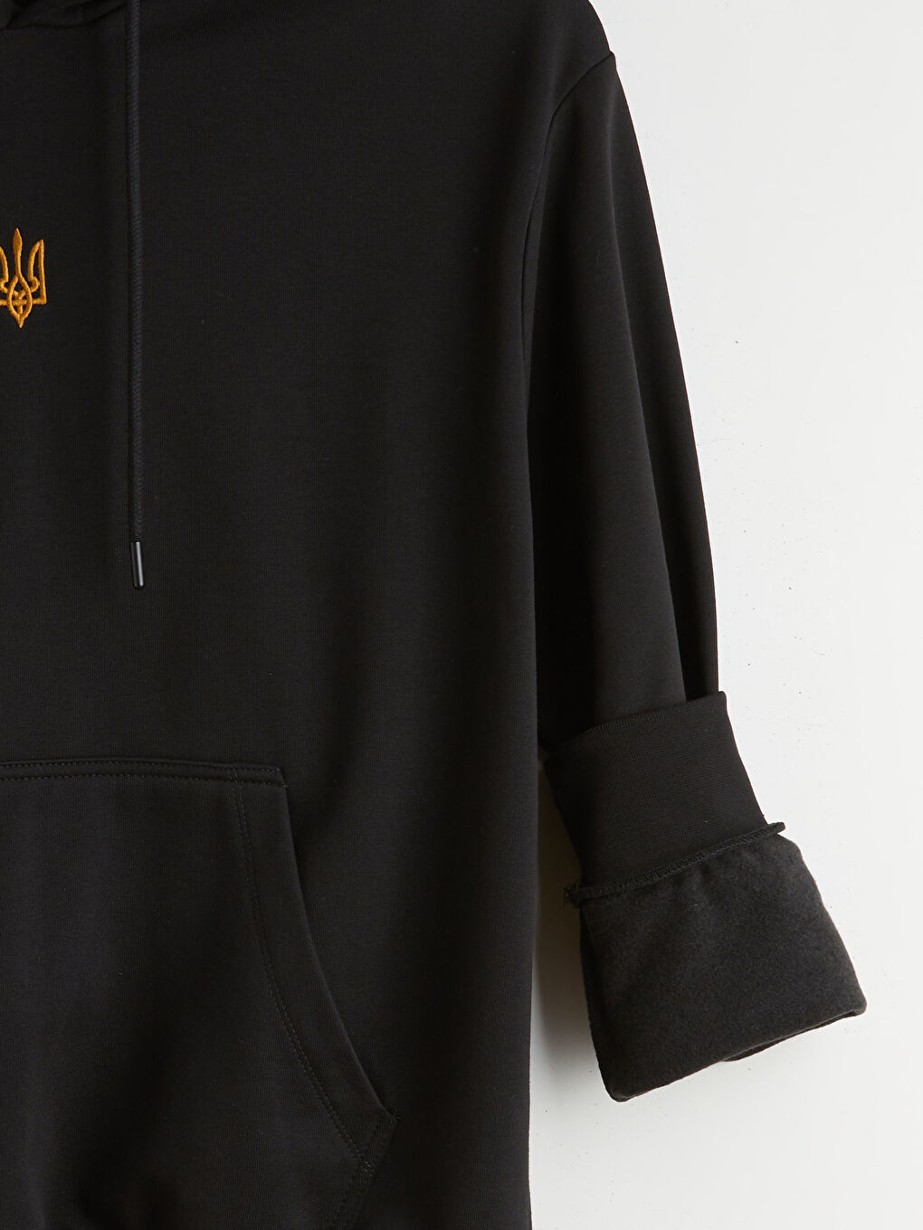 Худі Чоловіче З Вишивкою І Довгим Рукавом З Капюшоном-6