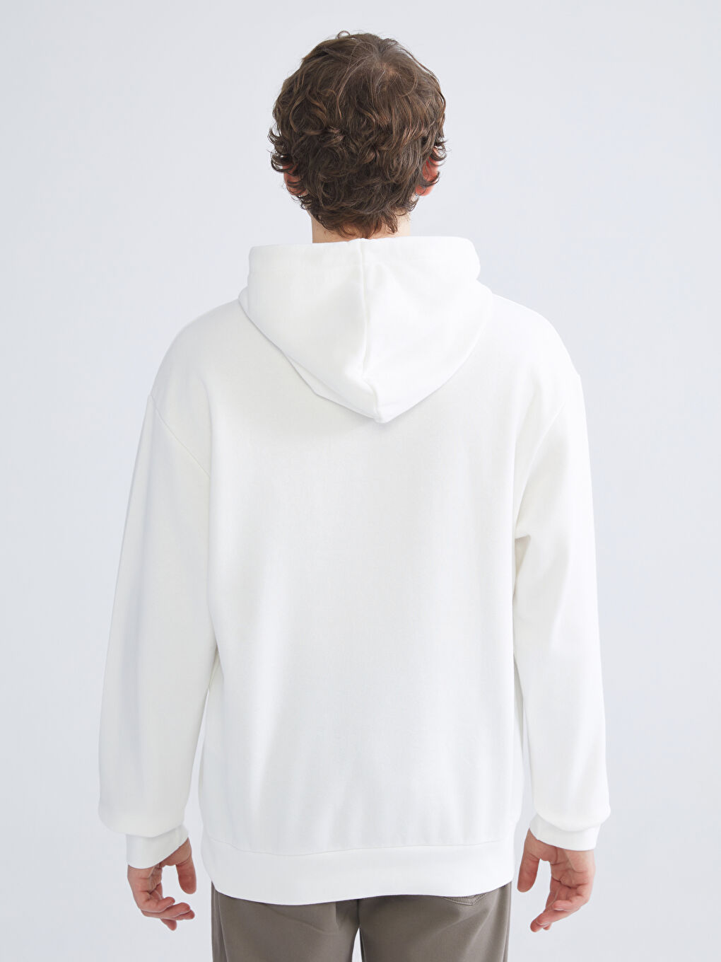 Худі Чоловіче З Вишивкою І Довгим Рукавом З Капюшоном-3