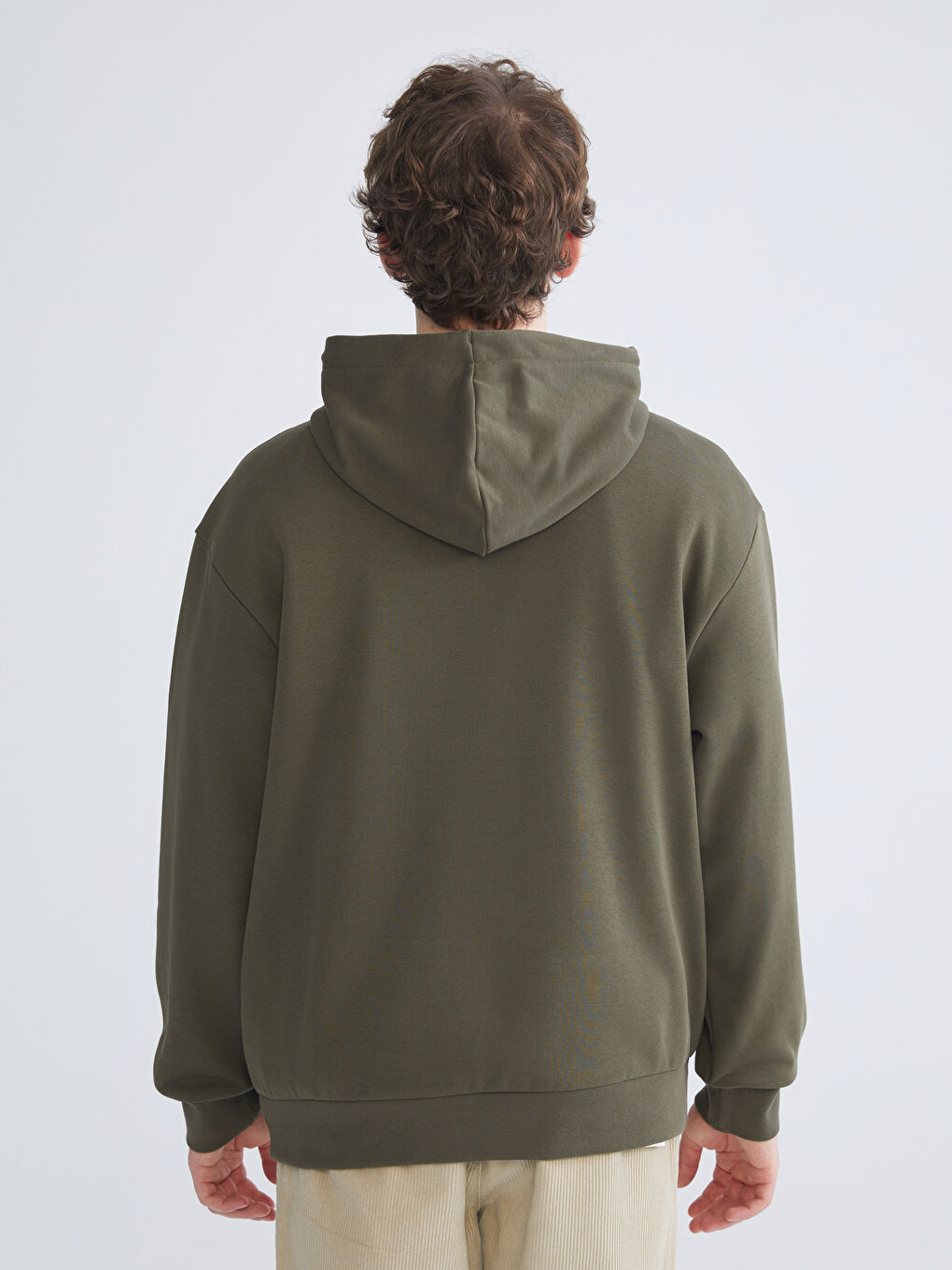 Худи с капюшоном и длинным рукавом, вышитое, для мужчин-3