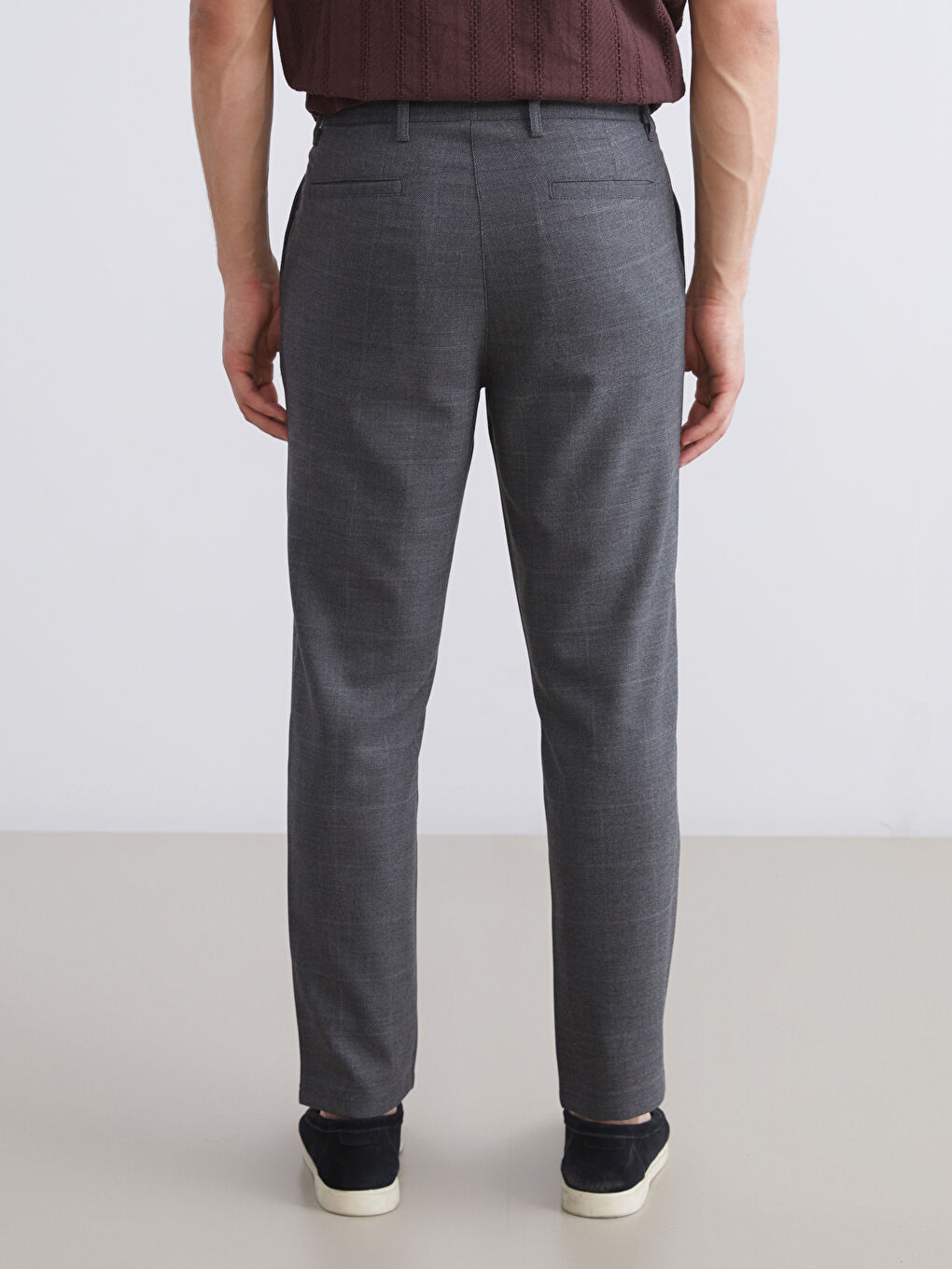 Antrasit Slim Fit Erkek Pantolon-3