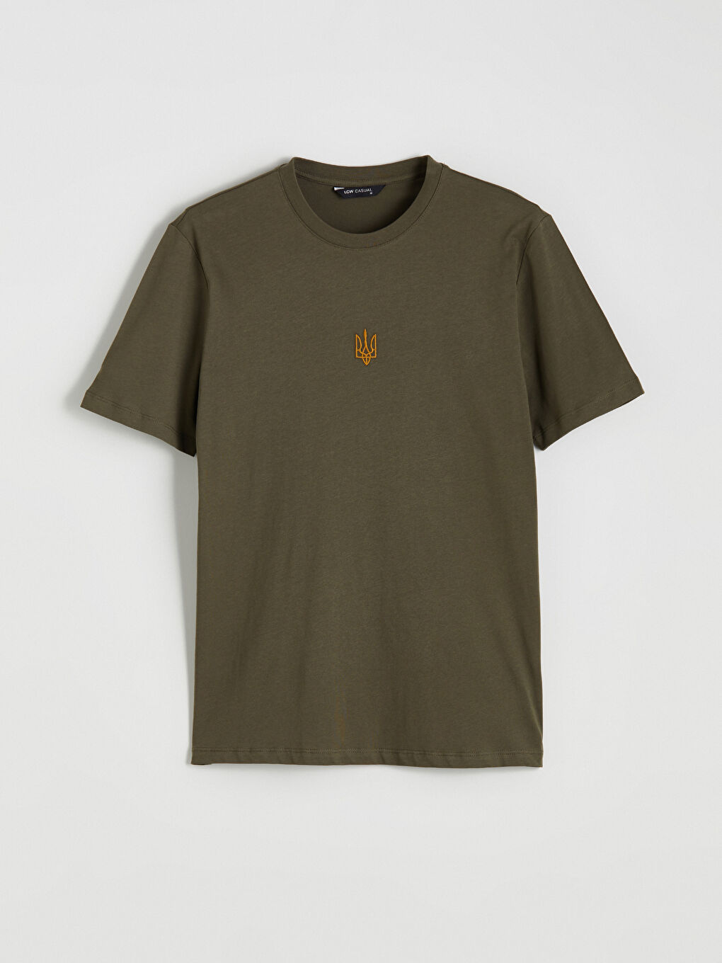 Crew Neck Embroidered Men's T-Shirt-4