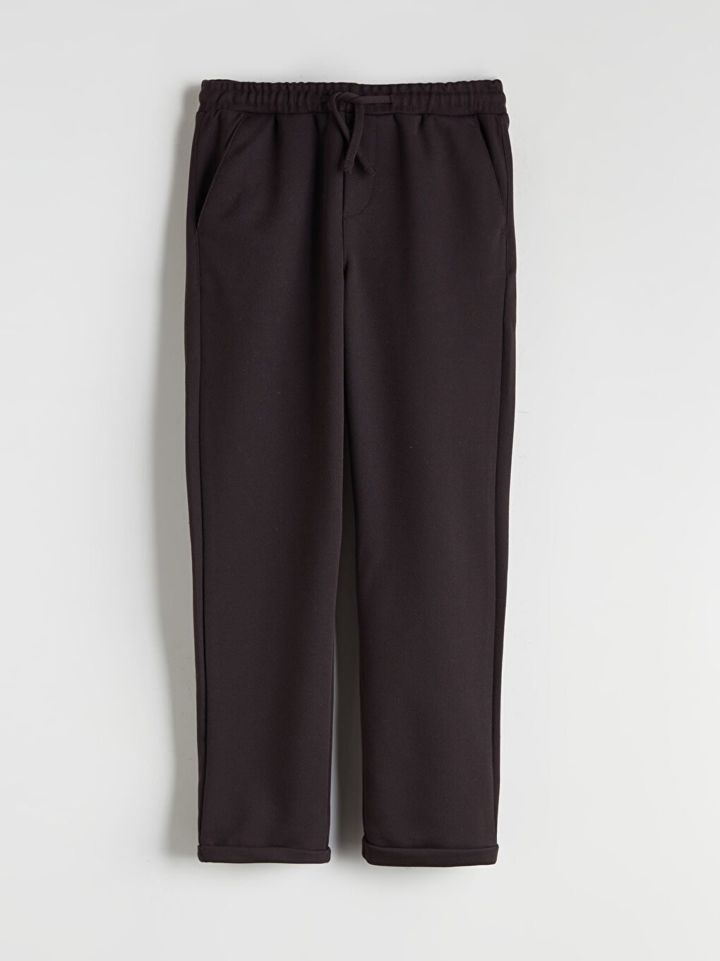 Kahverengi Beli Lastikli Erkek Çocuk Pantolon