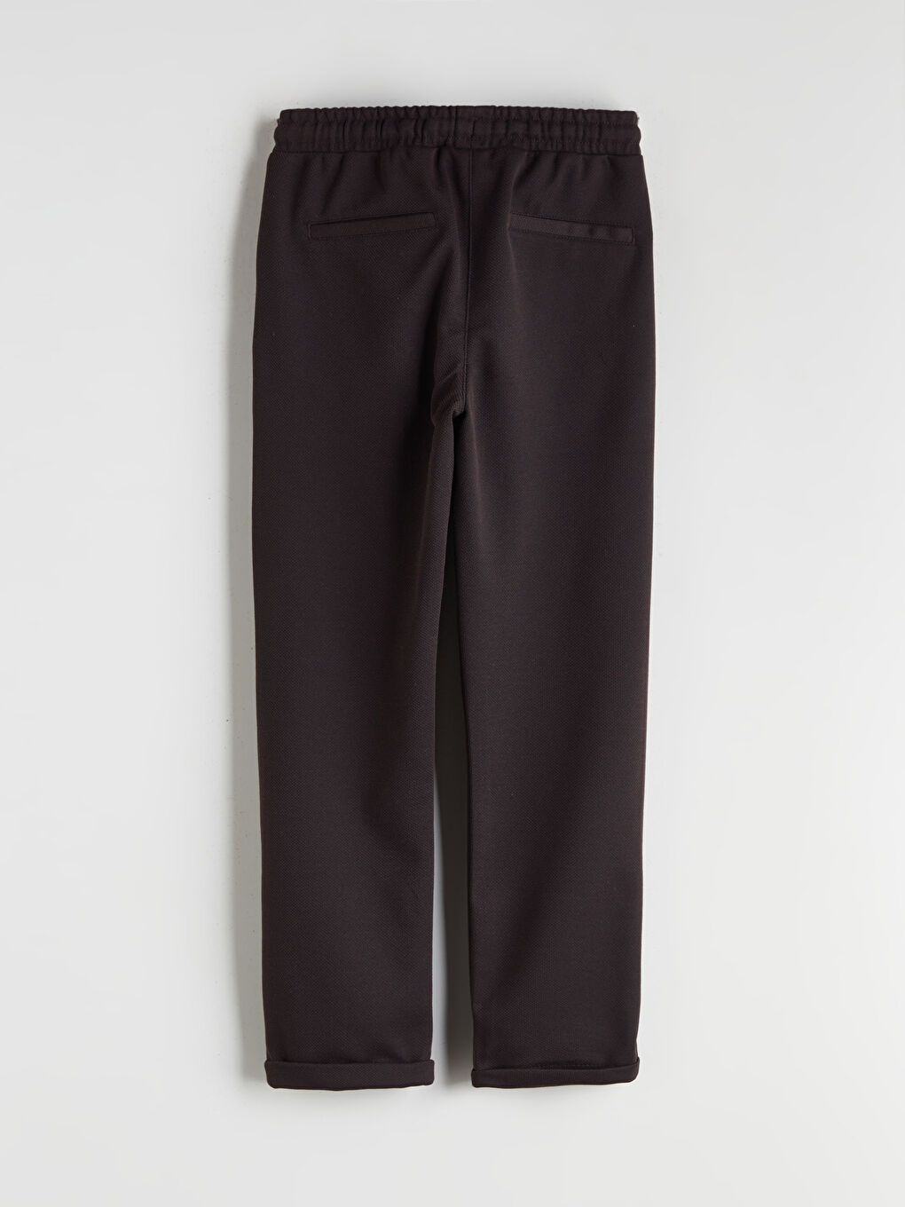 Kahverengi Beli Lastikli Erkek Çocuk Pantolon-1