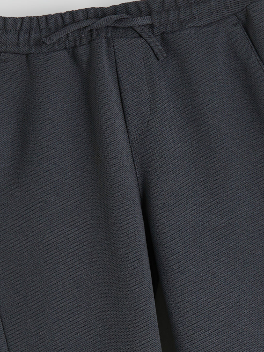 Antrasit Beli Lastikli Dokulu Erkek Çocuk Pantolon-1