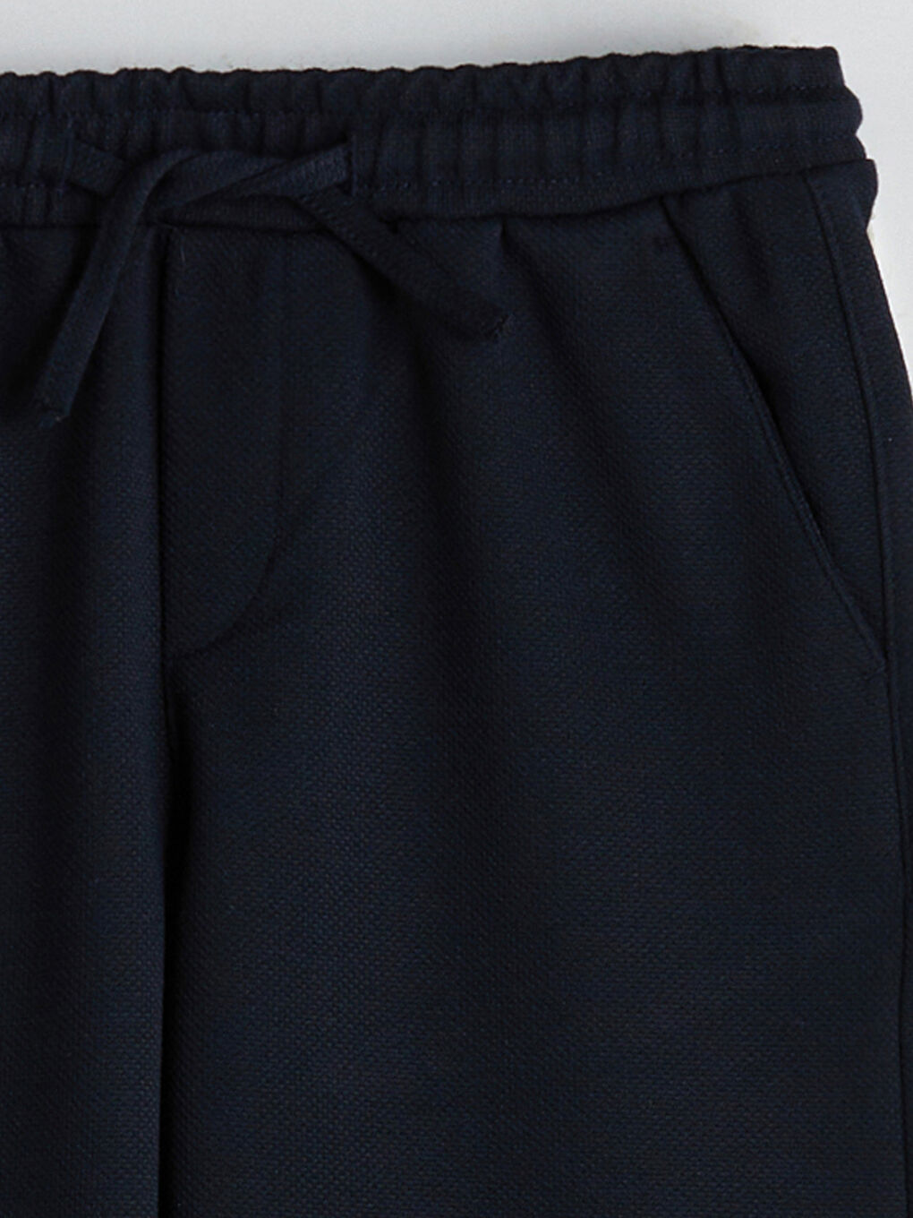 Lacivert Beli Lastikli Erkek Çocuk Pantolon-1