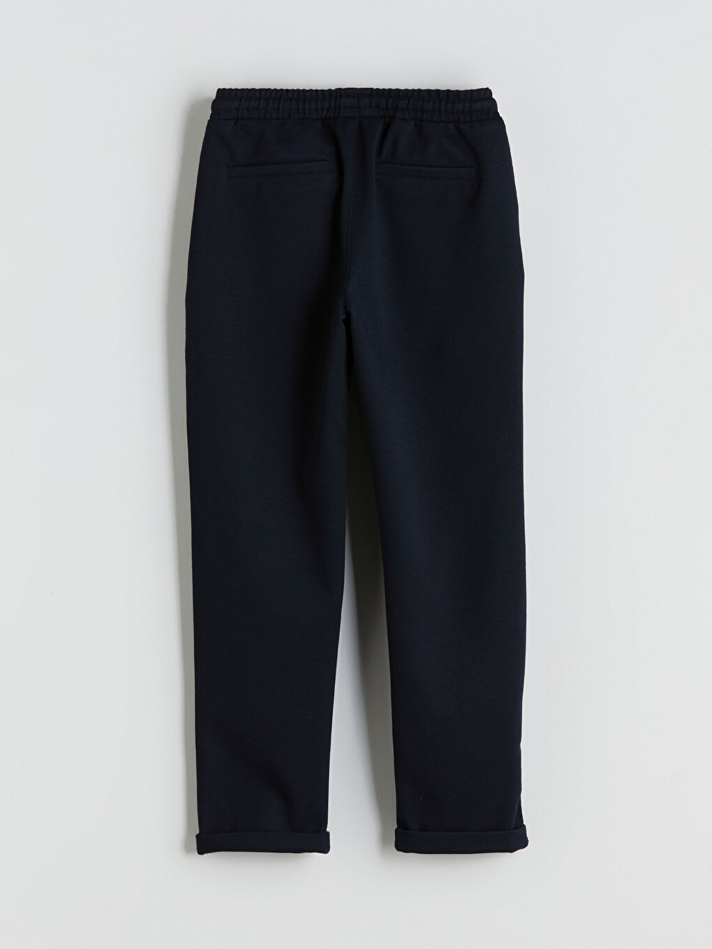 Lacivert Beli Lastikli Erkek Çocuk Pantolon-2