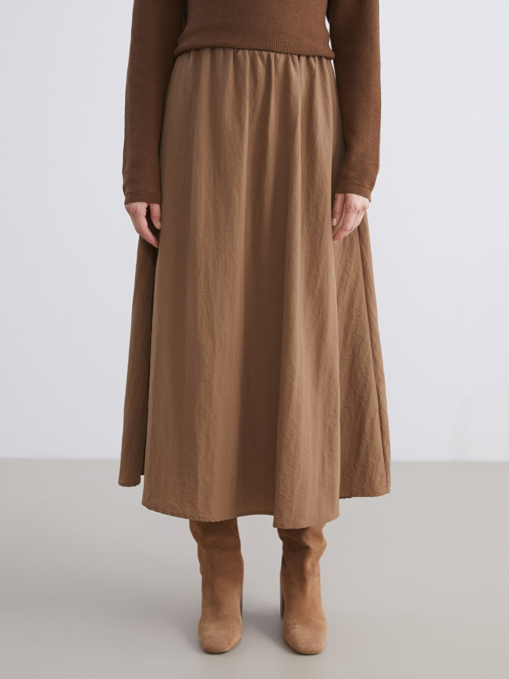 Elasticated Waist Skirt-1