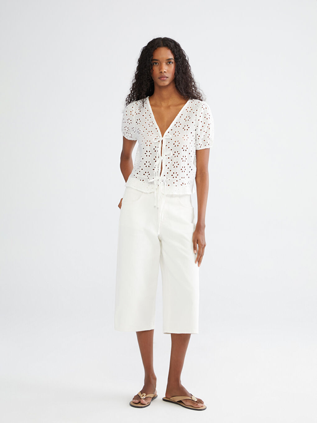 LCW Vision Woman ECRU Blouse -W5KG77Z8-R9J