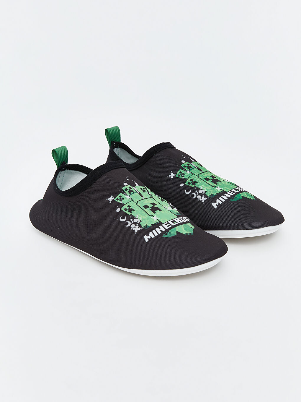 Minecraft Printed Boys' Aqua Shoes