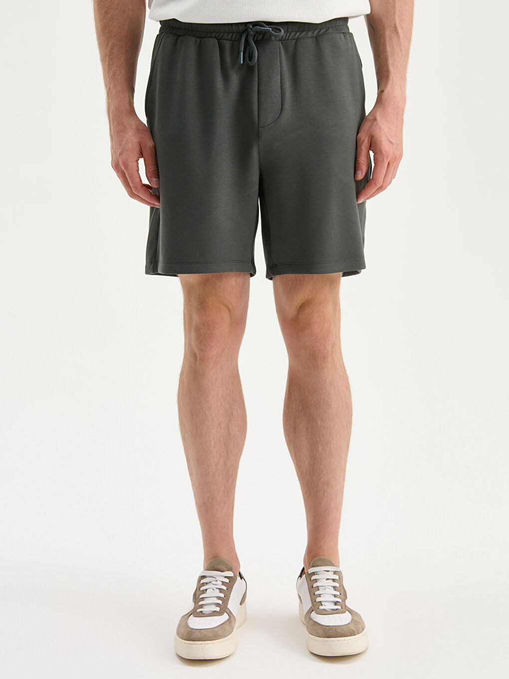 Yeşil Standart Kalıp Erkek Şort-3