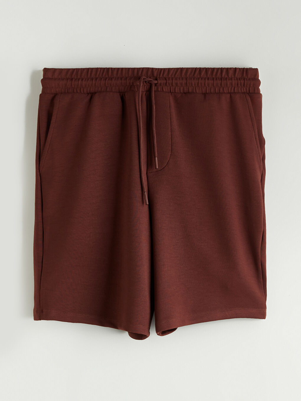 Kahverengi Standart Kalıp Erkek Şort-8