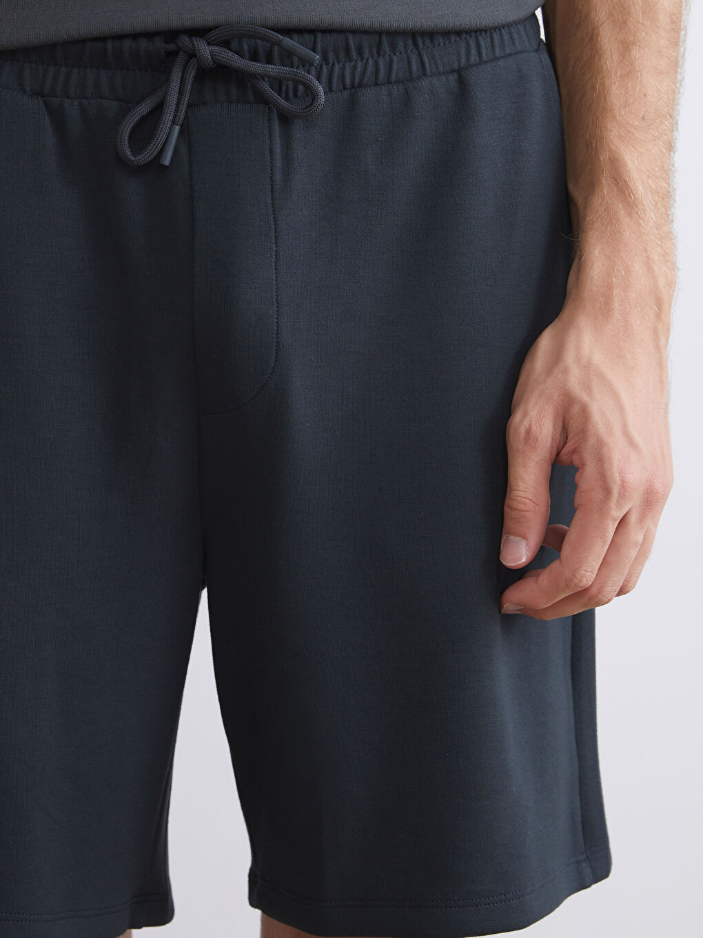 Antrasit Standart Kalıp Erkek Şort-2