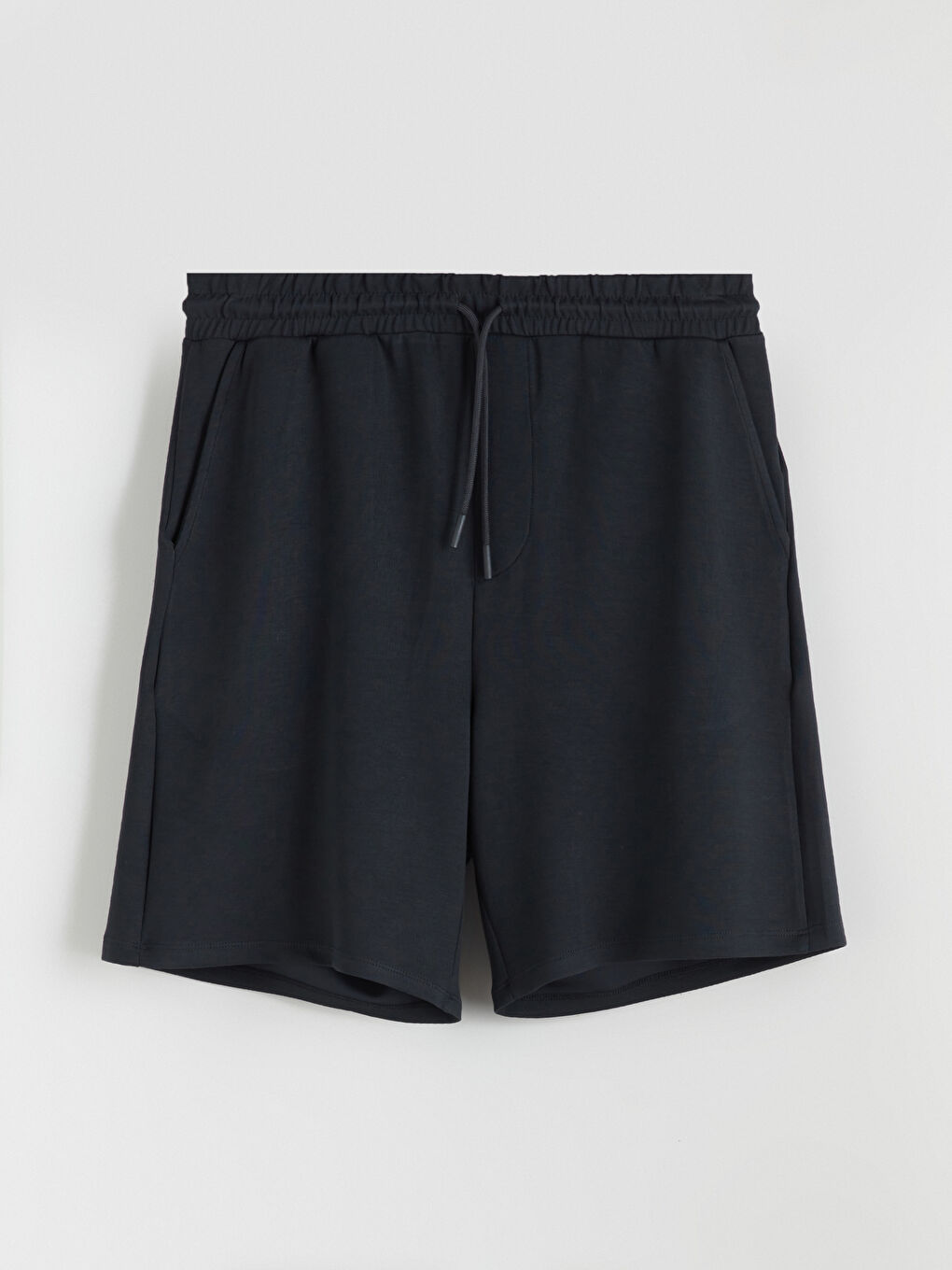 Antrasit Standart Kalıp Erkek Şort-4