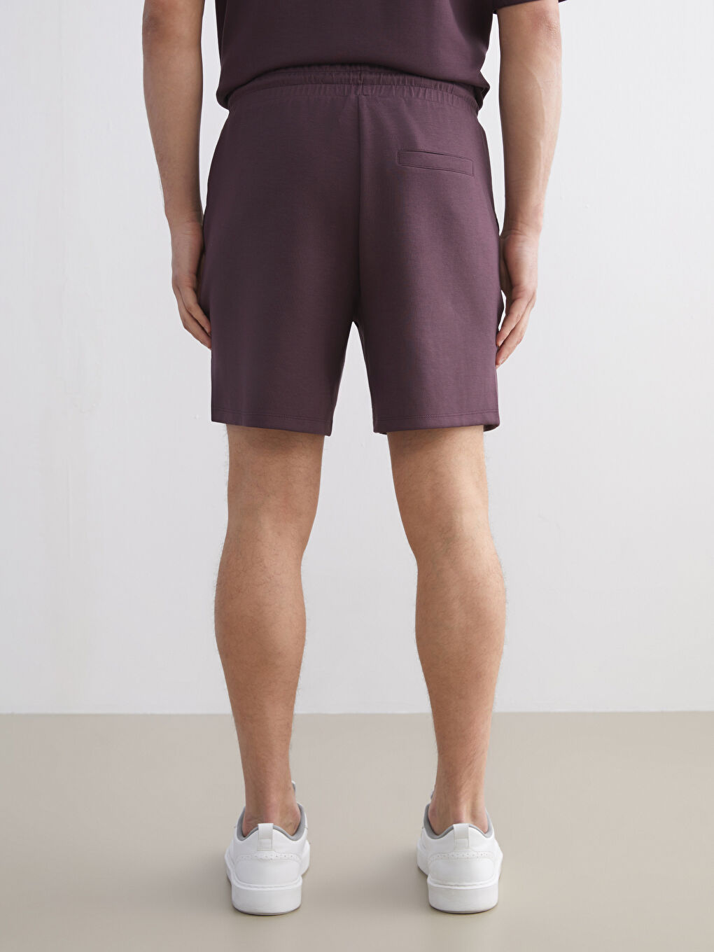 Mürdüm Standart Kalıp Erkek Şort-6