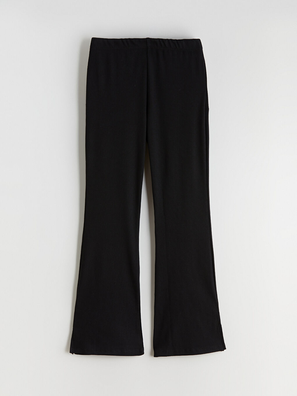 Ribbed Flare Girls' Leggings