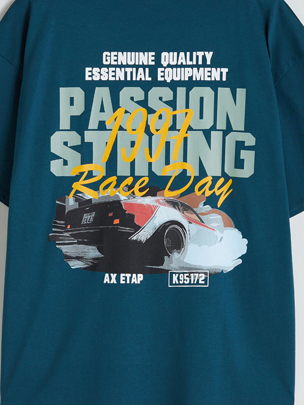 Crew Neck Teenage Boys' T-Shirt-7