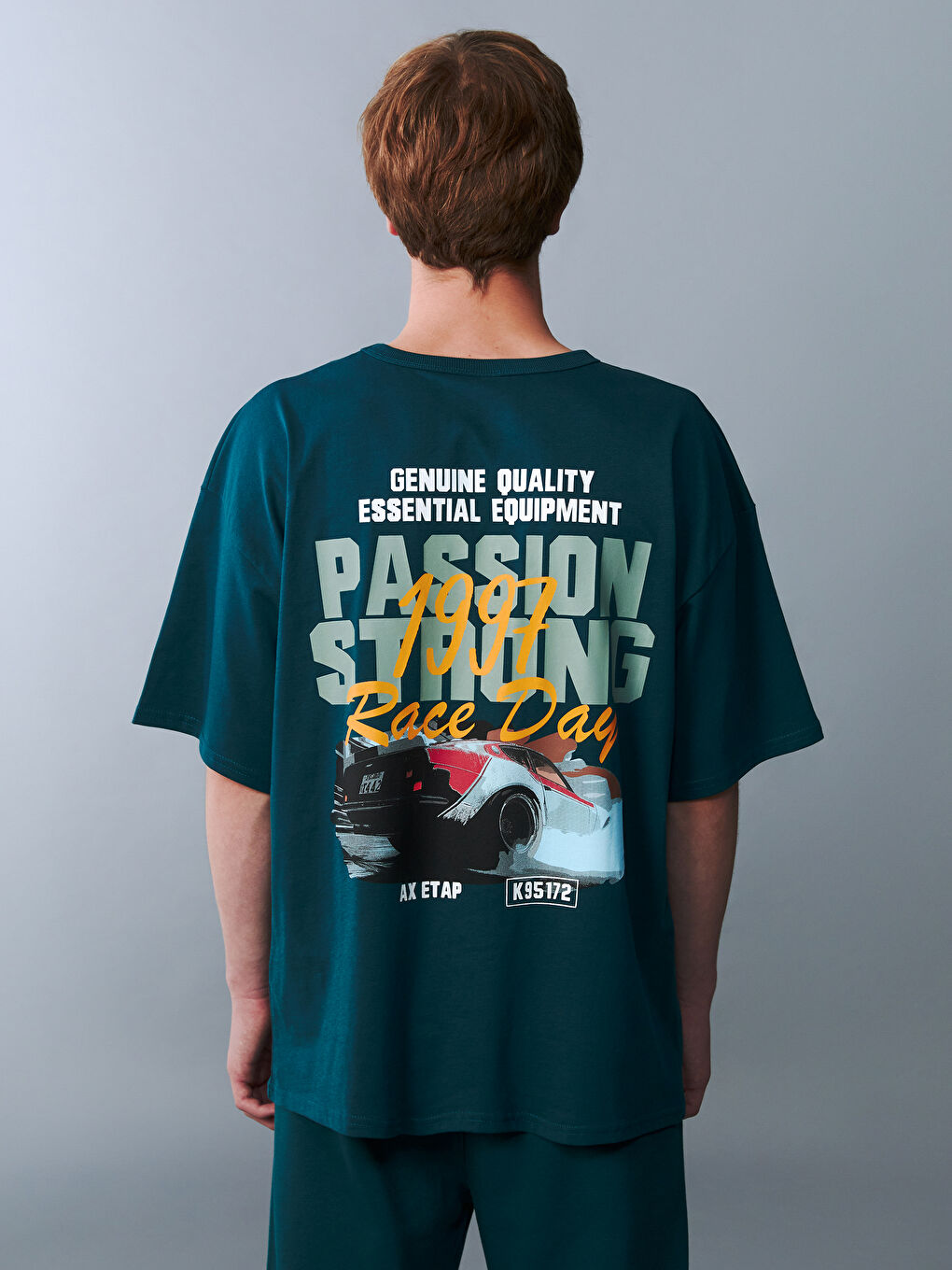 Crew Neck Teenage Boys' T-Shirt-3