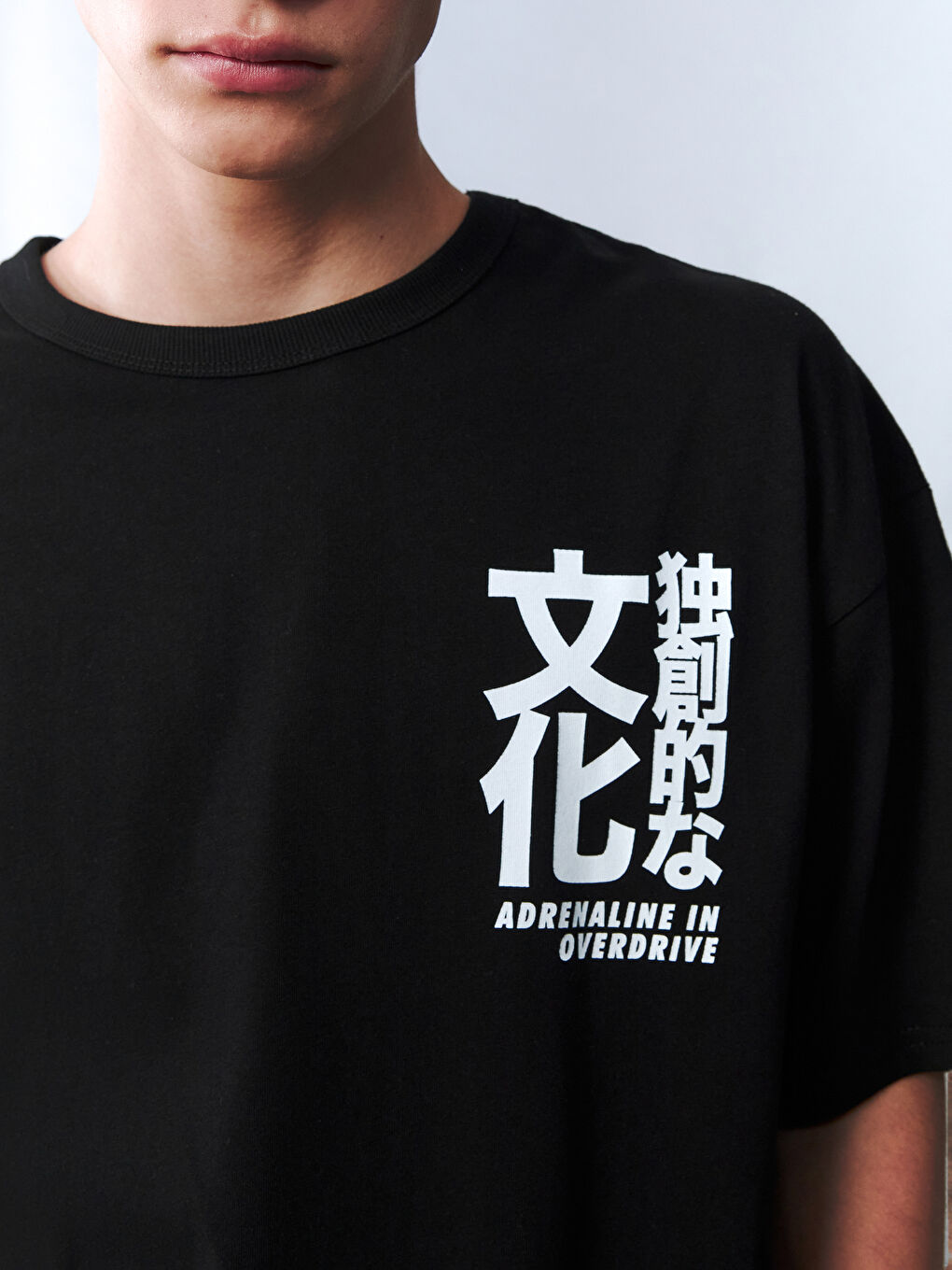 Crew Neck Teenage Boys' T-Shirt-2