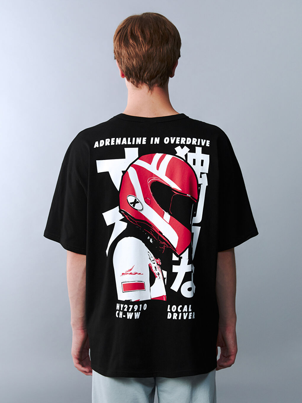 Crew Neck Teenage Boys' T-Shirt-3