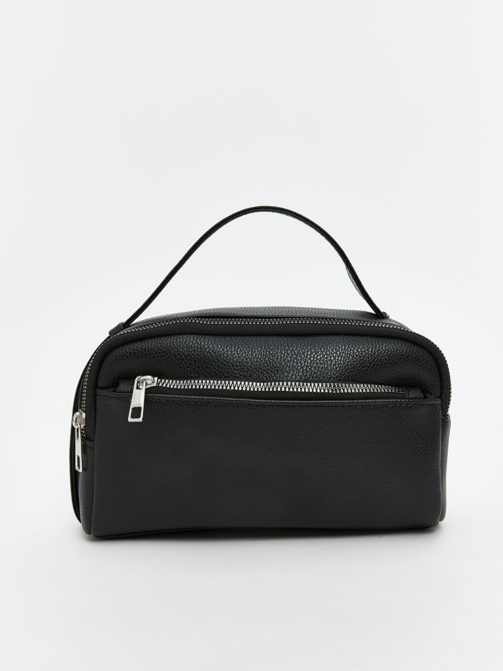 Siyah Deri Görünümlü Erkek El Çantası