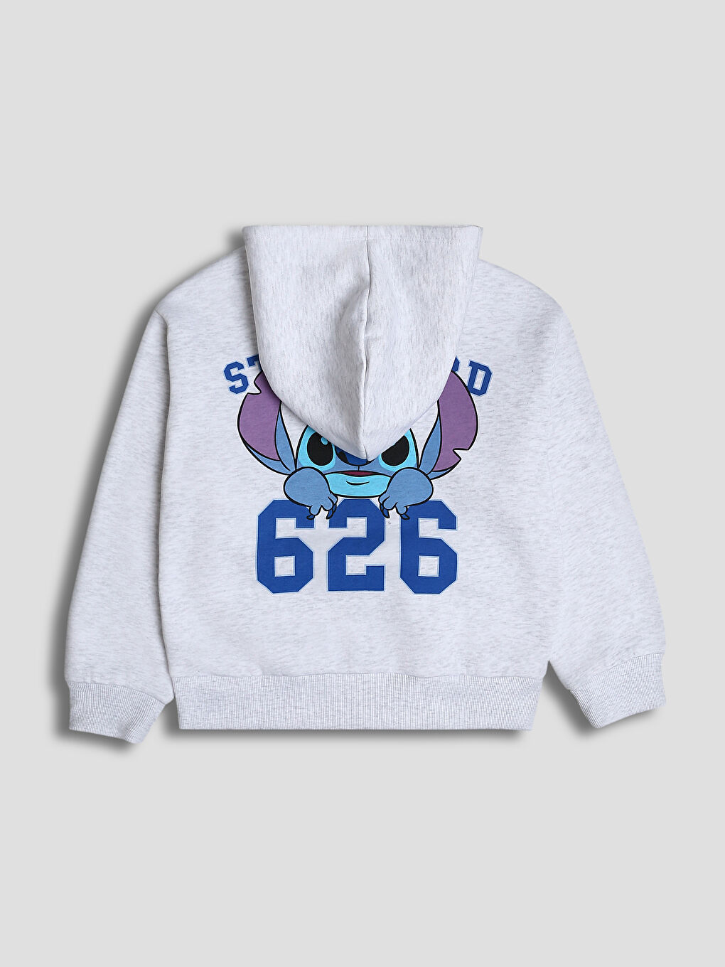 Hooded Stitch Printed Girls' Sweatshirt-1