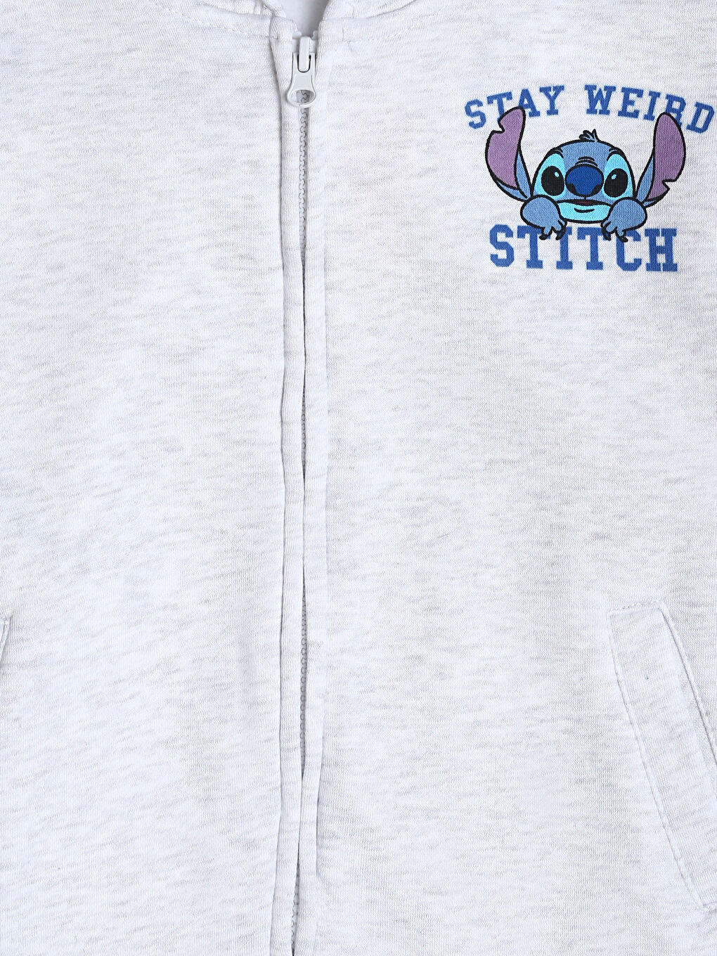 Hooded Stitch Printed Girls' Sweatshirt-2