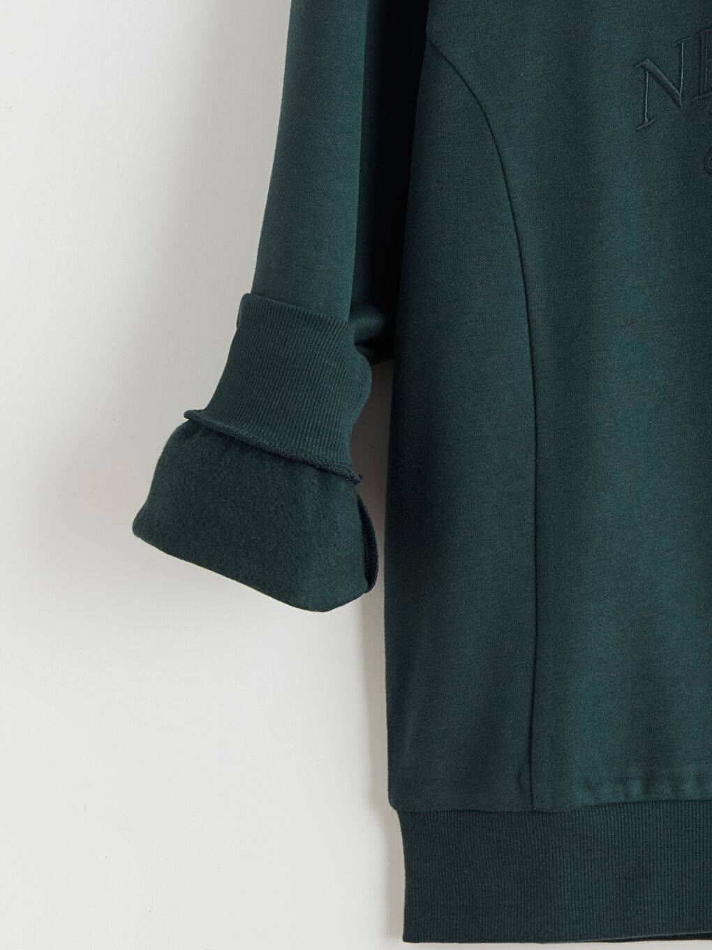Funnel Neck Printed Men's Sweatshirt-4