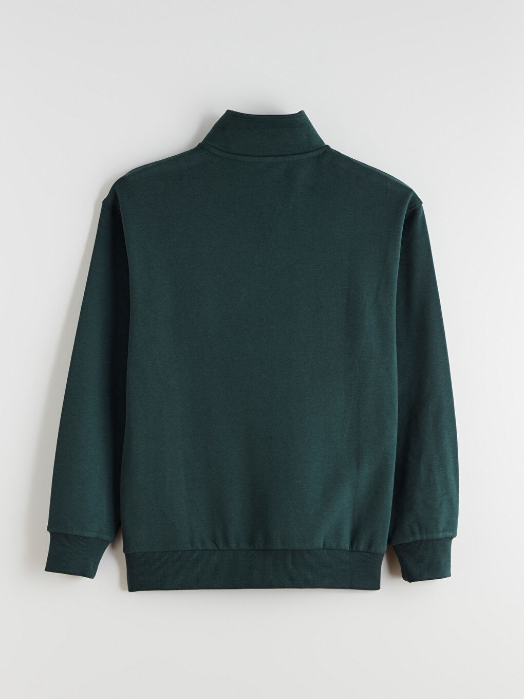 Funnel Neck Printed Men's Sweatshirt-5