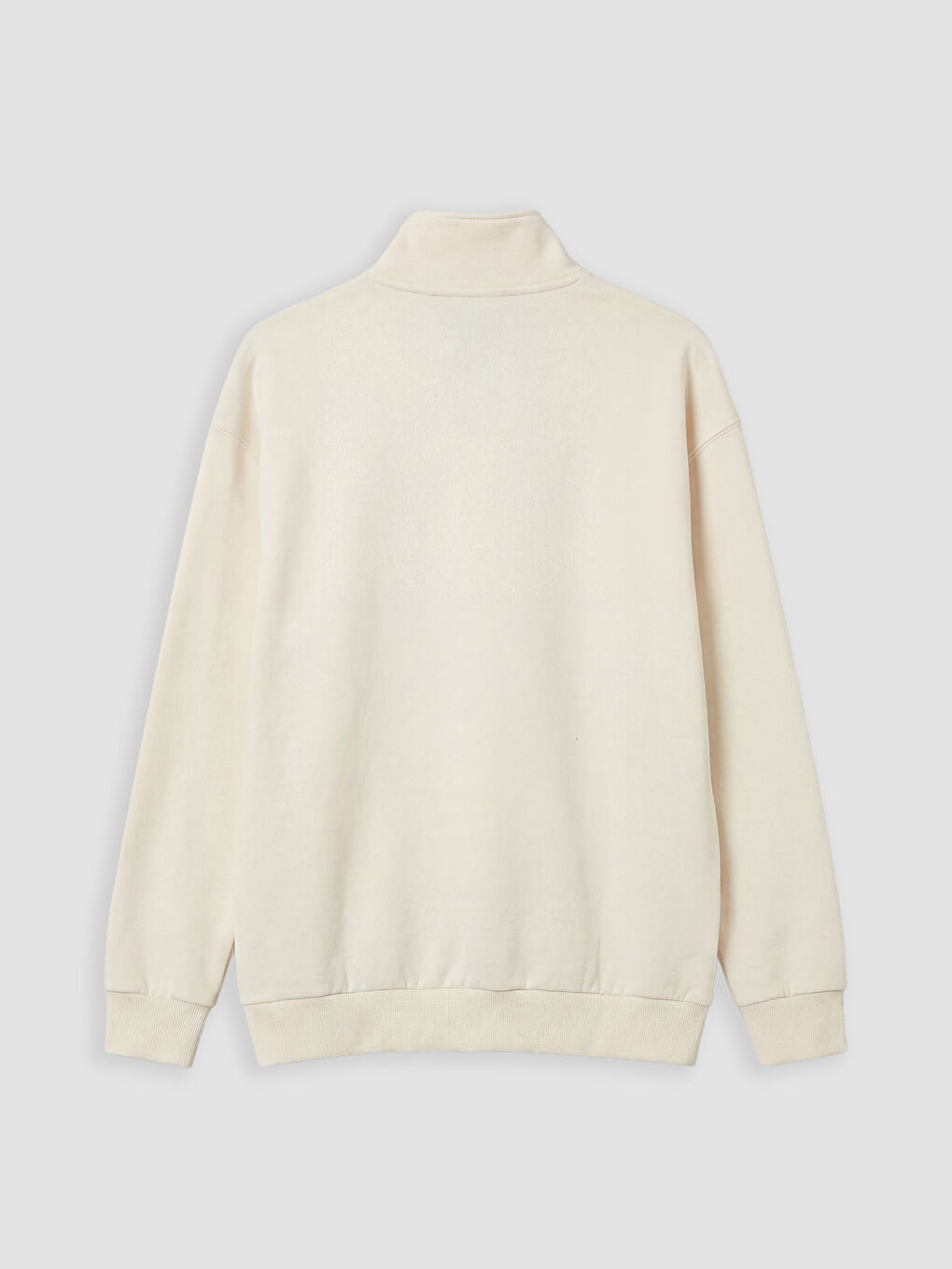 Funnel Neck Printed Men's Sweatshirt-6