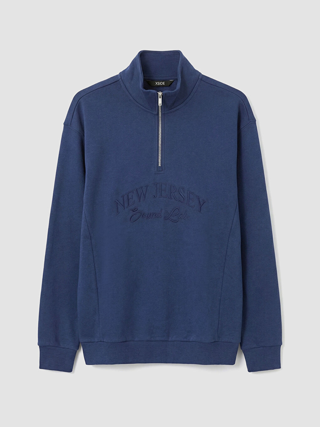 Trichterkragen Bedrucktes Herren Sweatshirt