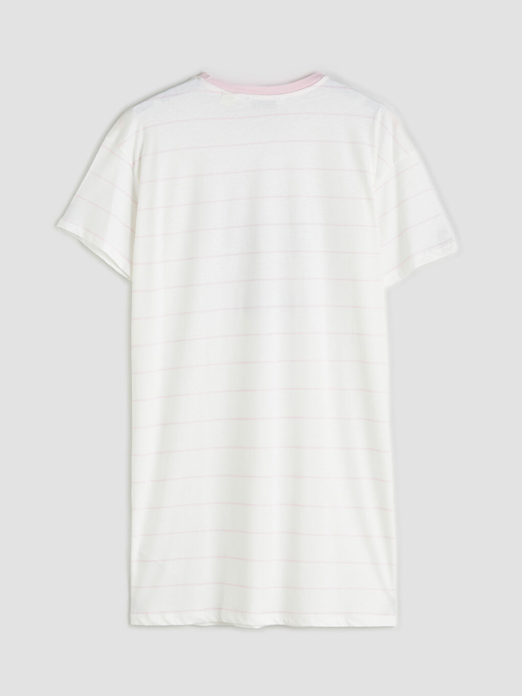 Crew Neck Stitch Printed Women's Nightdress-5