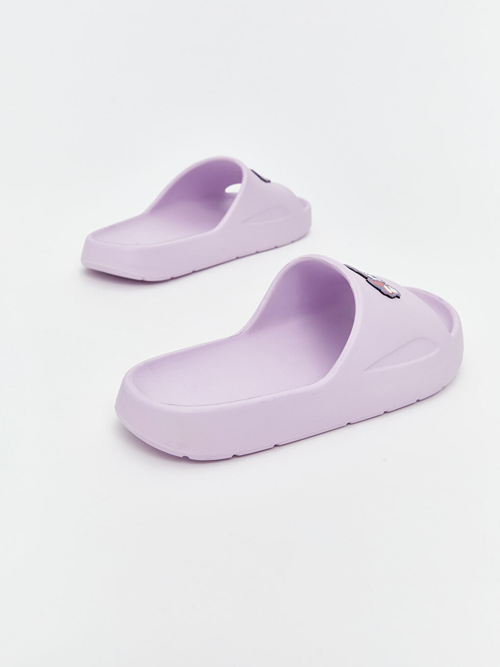 Lila Hello Kitty Baskılı Kız Çocuk Terlik-4