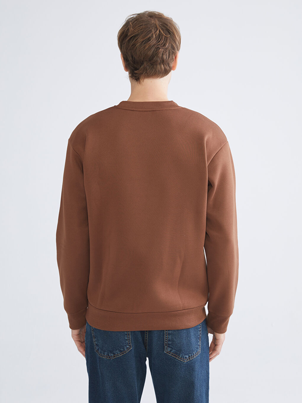 Свитшот с круглым вырезом для мужчин-3