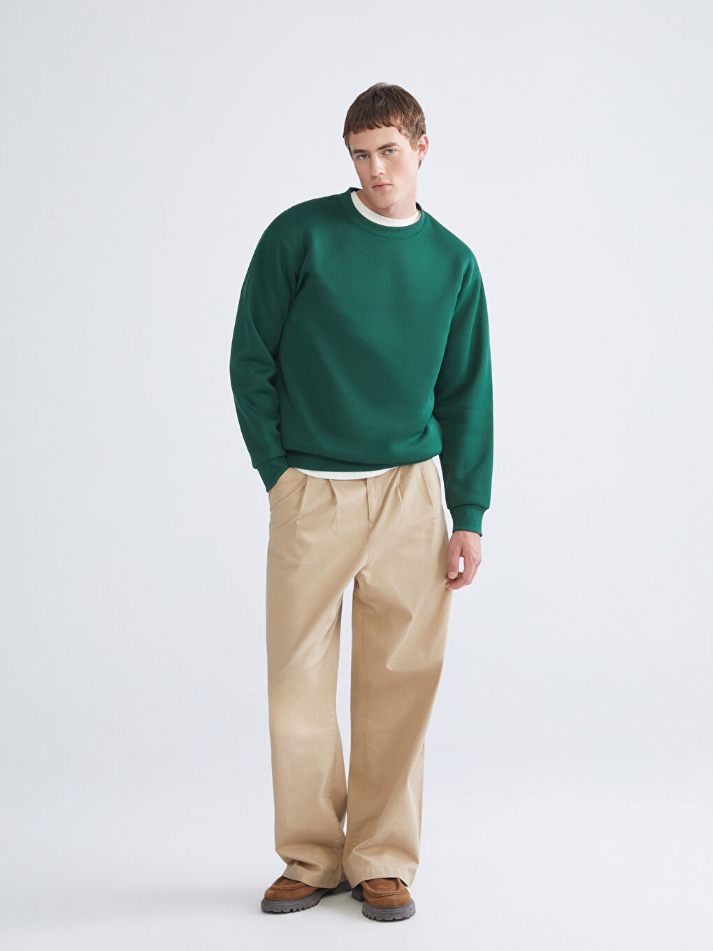 Crew Neck Men's Sweatshirt-1