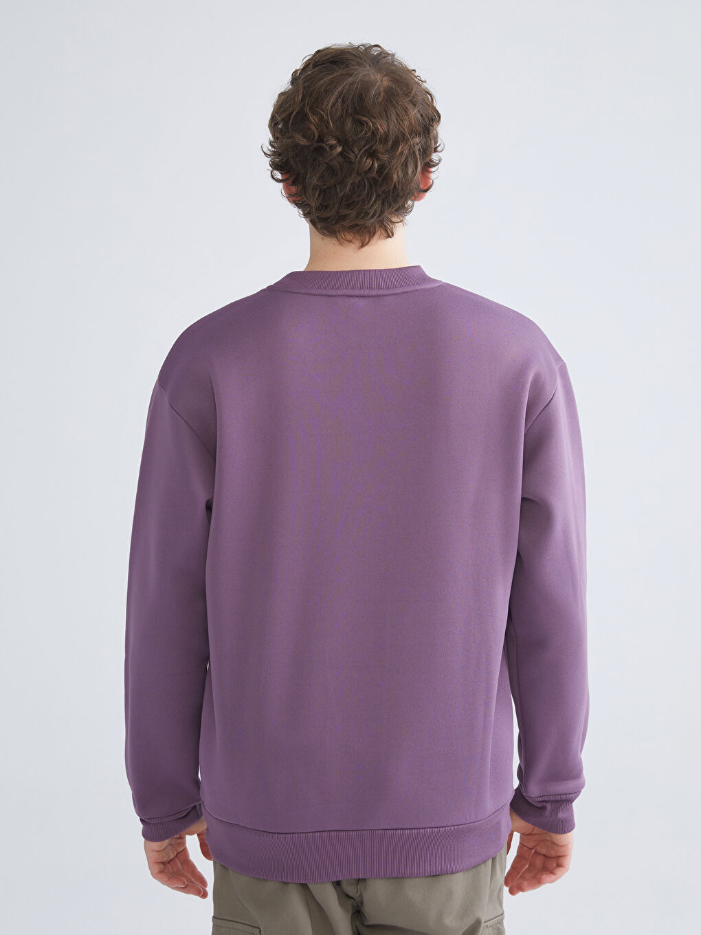 Crew Neck Men's Sweatshirt-3