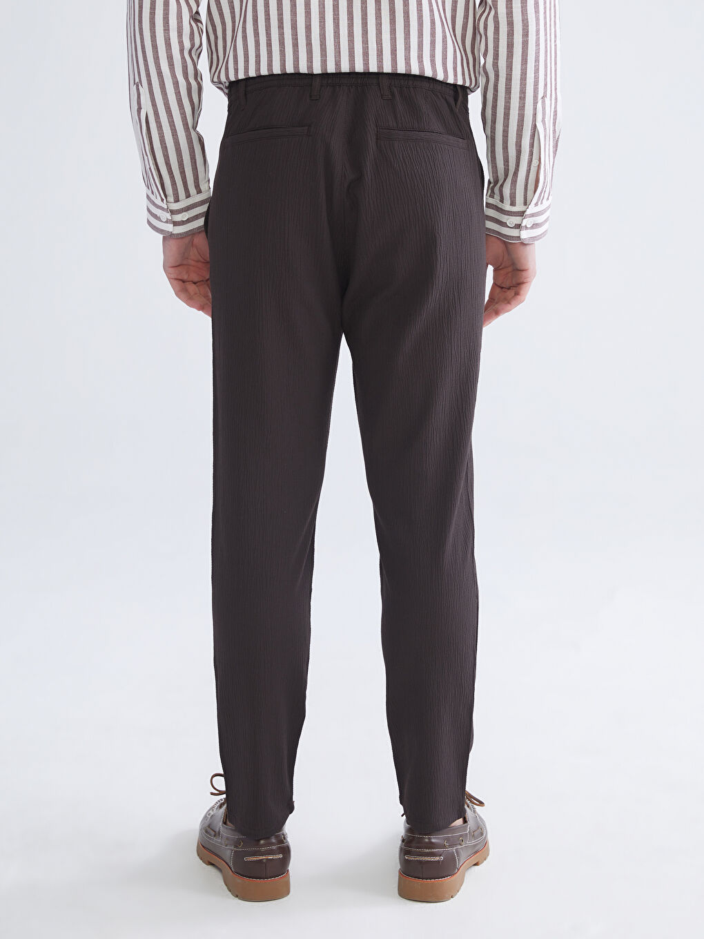 Kahverengi Slim Fit Erkek Pantolon-7