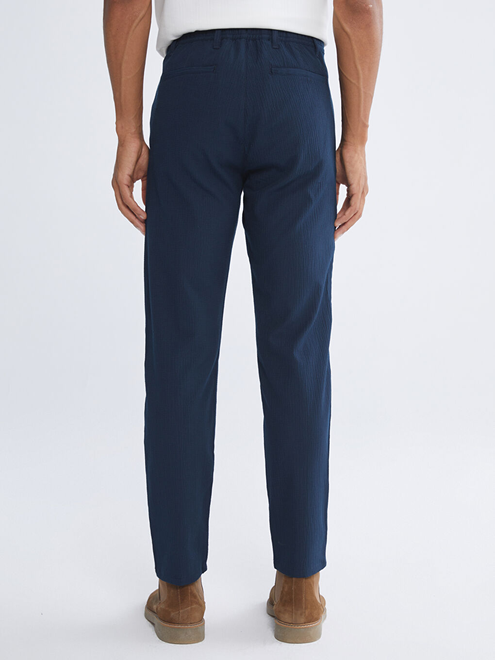 Lacivert Slim Fit Erkek Pantolon-3