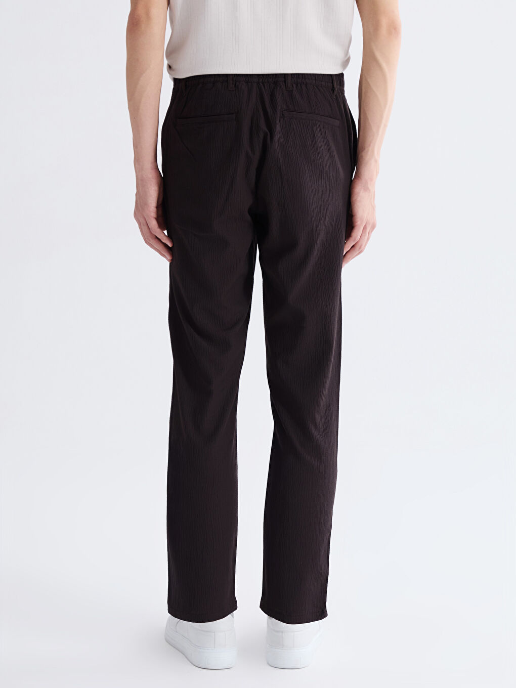 Kahverengi Slim Fit Erkek Pantolon-6