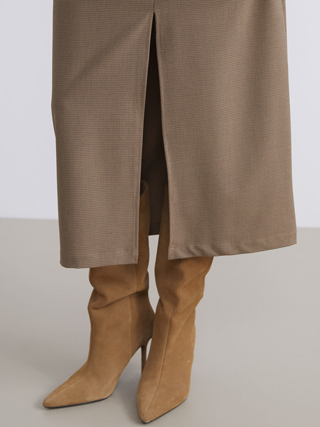 Woman BROWN Skirt-4